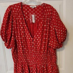 2x Plus Madewell Sofia Dress NWT